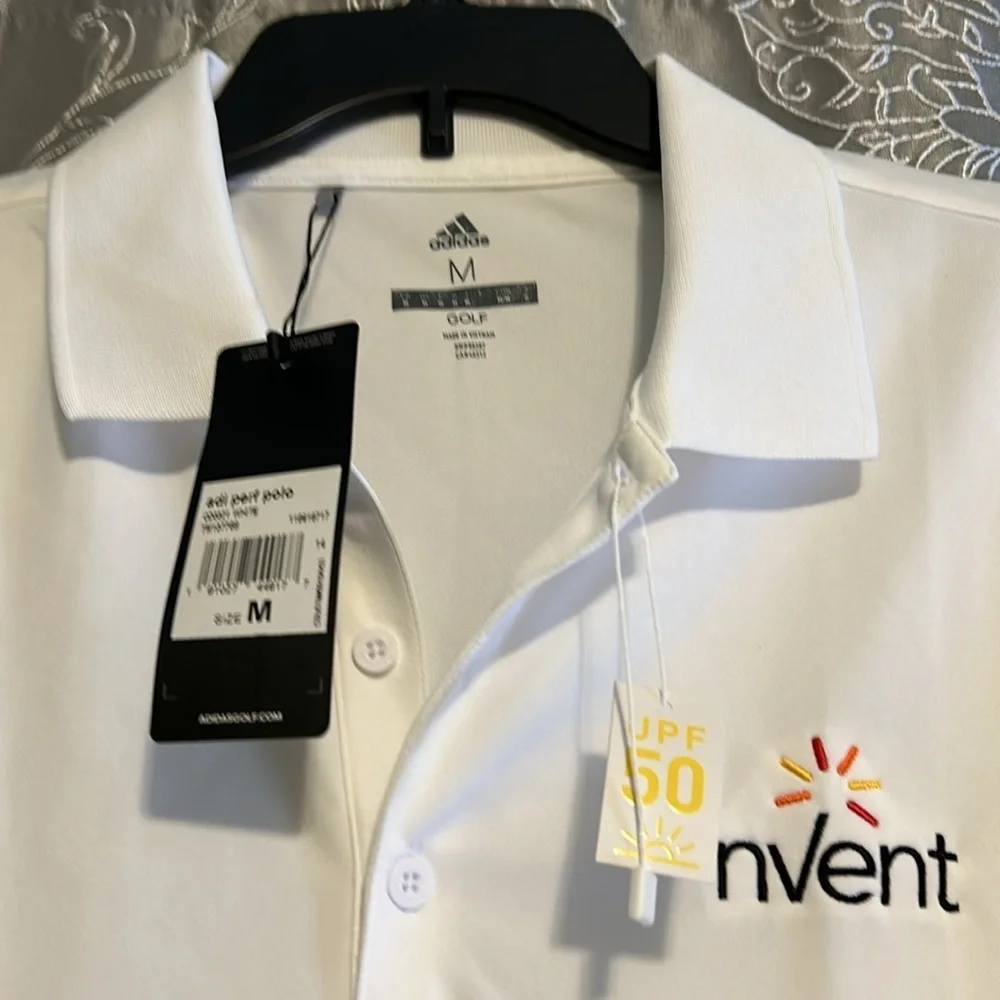 Men’s Adidas polo shirt white